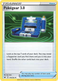 Pokégear 3.0 174/202 — Espada e Escudo