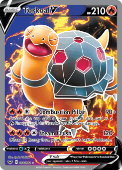 Torkoal V 188 — Sword & Shield