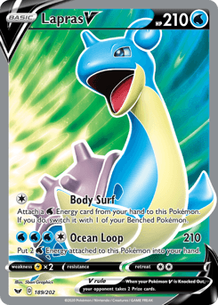 Lapras V 189 — Sword & Shield