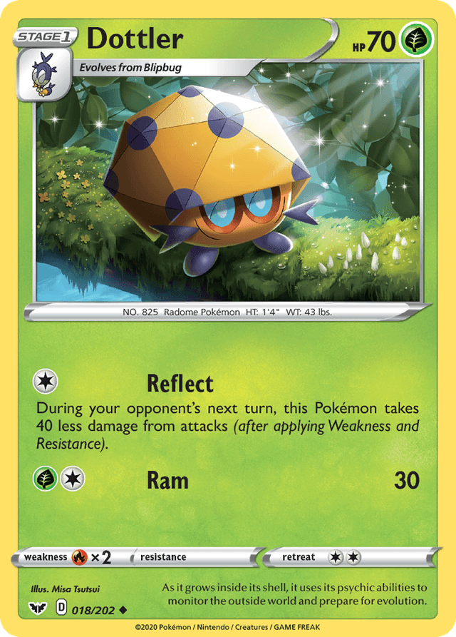 Carta Dottler 18/202 do set Sword & Shield — Pokémon TCG | Bynx