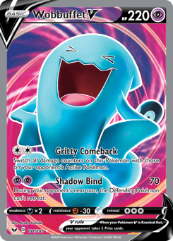 Wobbuffet V 191 — Sword & Shield