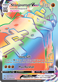 Stonjourner VMAX 205 — Sword & Shield