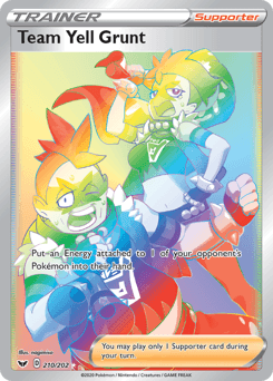 Team Yell Grunt 210/202 — Sword & Shield
