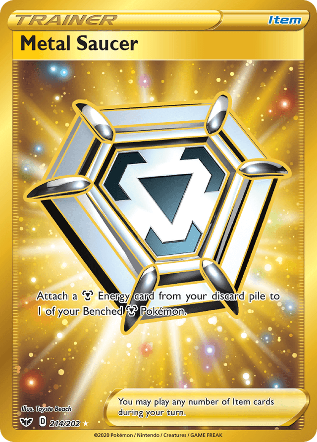 Carta Metal Saucer 214/202 do set Sword & Shield — Pokémon TCG | Bynx
