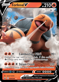 Torkoal V 24 — Sword & Shield