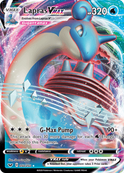 Lapras VMAX 50 — Sword & Shield