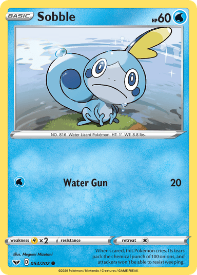 Carta Sobble 54/202 do set Sword & Shield — Pokémon TCG | Bynx