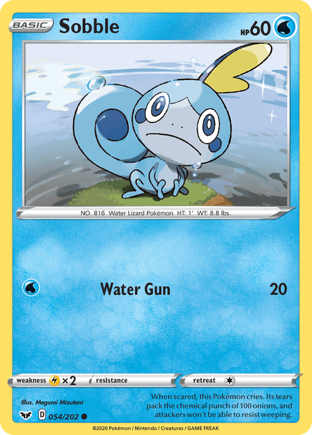 Carta Sobble 54/202 do set Sword & Shield — Pokémon TCG | Bynx