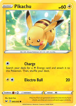 Pikachu 65 — Sword & Shield