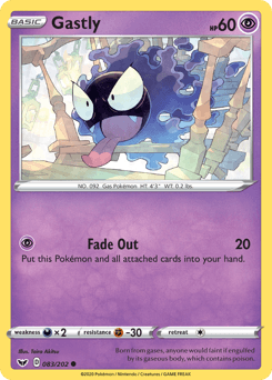 Gastly 83 — Sword & Shield