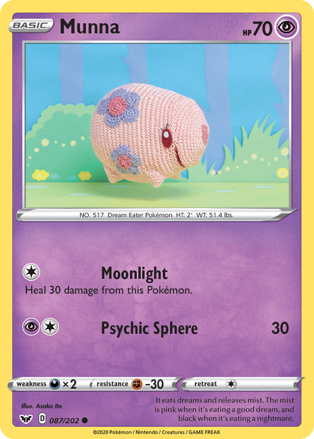 Carta Munna 87/202 do set Sword & Shield — Pokémon TCG | Bynx