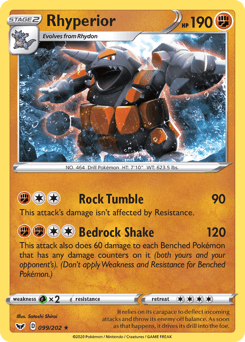 Rhyperior 99 — Sword & Shield