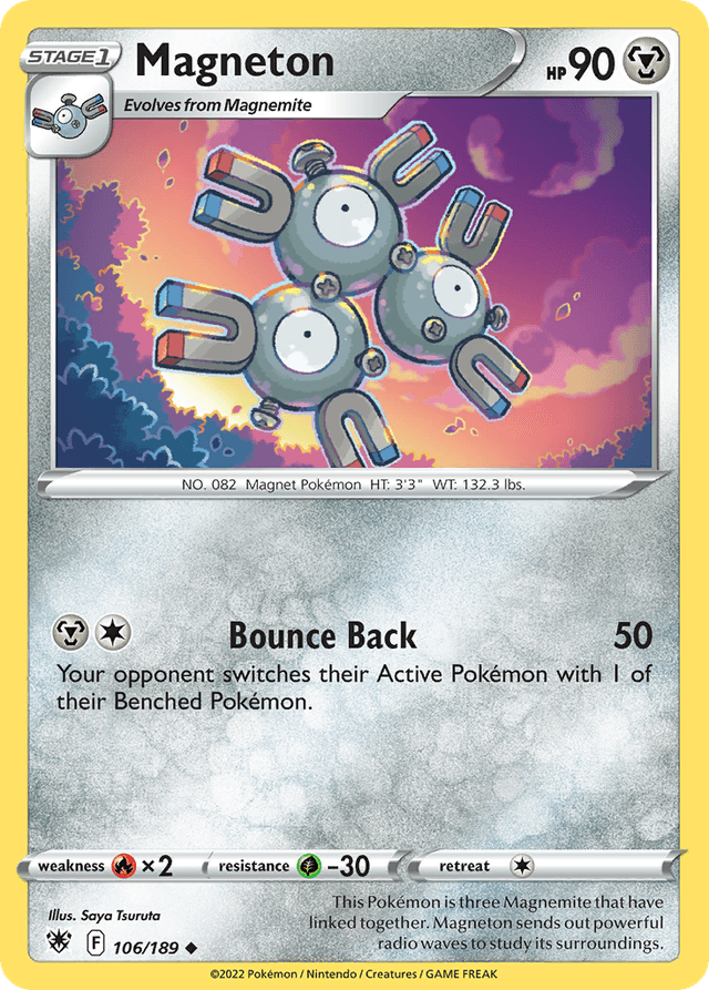 Carta Magneton 106/189 do set Astral Radiance — Pokémon TCG | Bynx