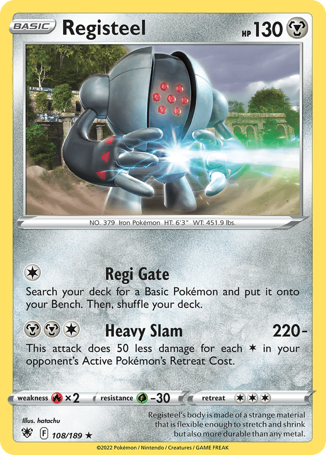 Carta Registeel 108/189 do set Astral Radiance — Pokémon TCG | Bynx