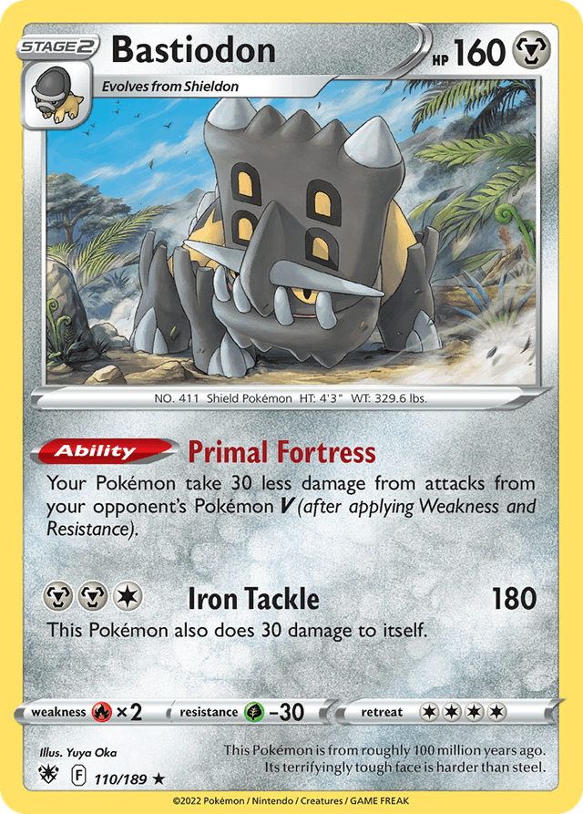 Carta Bastiodon 110/189 do set Astral Radiance — Pokémon TCG | Bynx
