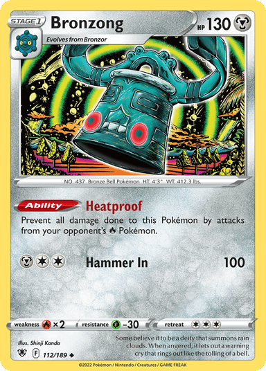 Carta Bronzong 112/189 do set Astral Radiance — Pokémon TCG | Bynx