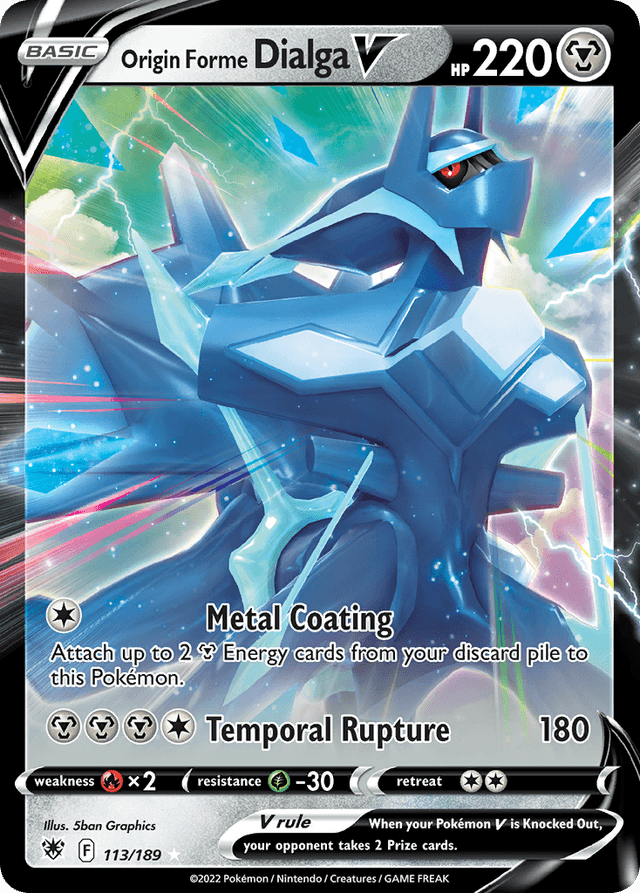Carta Origin Forme Dialga V 113/189 do set Astral Radiance — Pokémon TCG | Bynx