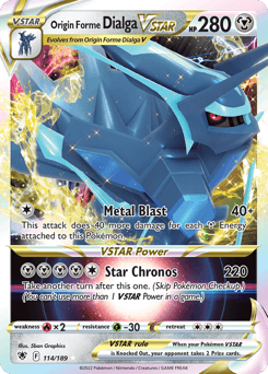 Origin Forme Dialga VSTAR 114 — Astral Radiance