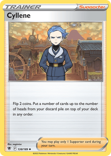 Carta Cyllene 138/189 do set Astral Radiance — Pokémon TCG | Bynx