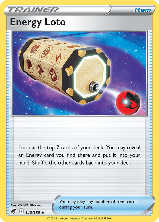 Carta Energy Loto 140/189 do set Astral Radiance — Pokémon TCG | Bynx