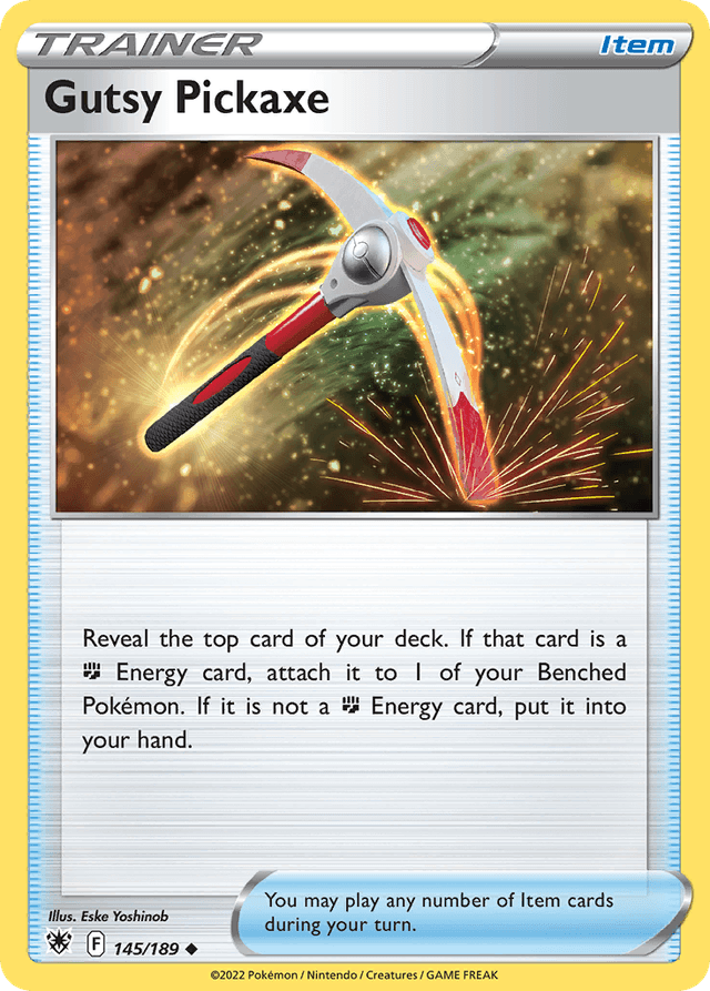 Carta Gutsy Pickaxe 145/189 do set Astral Radiance — Pokémon TCG | Bynx