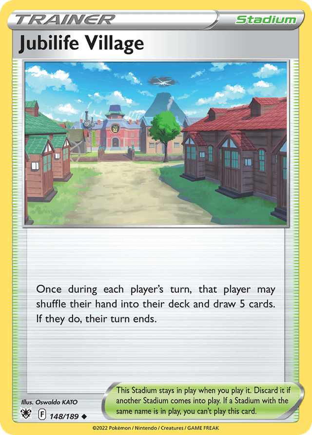 Carta Jubilife Village 148/189 do set Astral Radiance — Pokémon TCG | Bynx