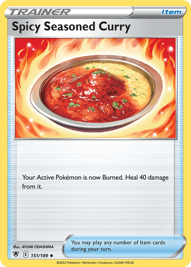 Carta Spicy Seasoned Curry 151/189 do set Astral Radiance — Pokémon TCG | Bynx