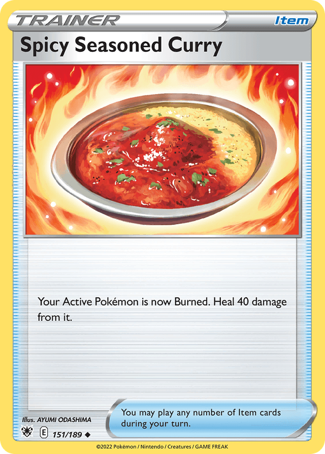 Carta Spicy Seasoned Curry 151/189 do set Astral Radiance — Pokémon TCG | Bynx