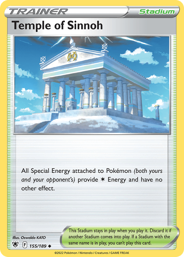Carta Temple of Sinnoh 155/189 do set Astral Radiance — Pokémon TCG | Bynx