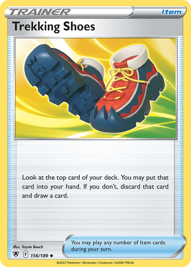 Carta Trekking Shoes 156/189 do set Astral Radiance — Pokémon TCG | Bynx