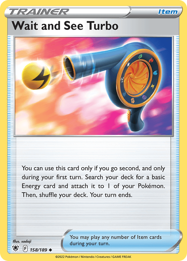 Carta Wait and See Turbo 158/189 do set Astral Radiance — Pokémon TCG | Bynx
