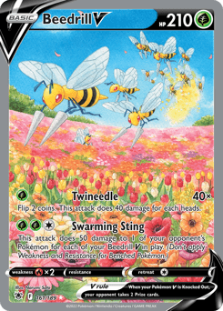 Beedrill V 161 — Astral Radiance