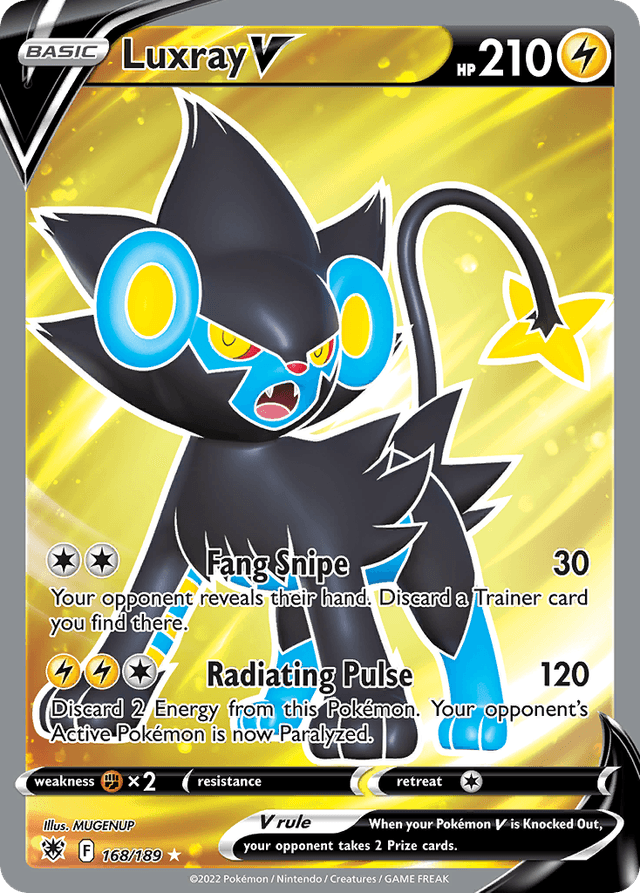 Carta Luxray V 168/189 do set Astral Radiance — Pokémon TCG | Bynx