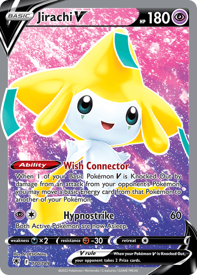 Carta Jirachi V 170/189 do set Astral Radiance — Pokémon TCG | Bynx