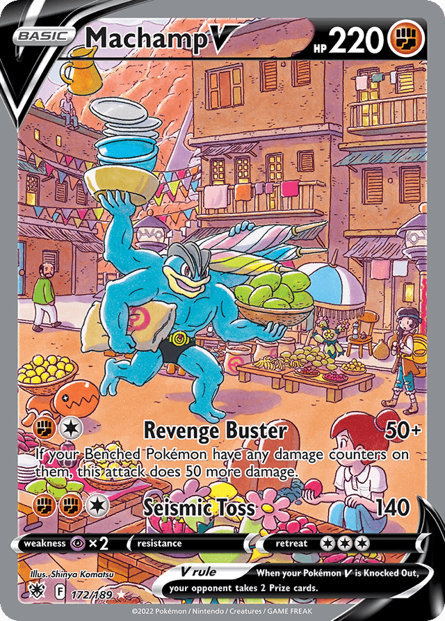 Carta Machamp V 172/189 do set Astral Radiance — Pokémon TCG | Bynx