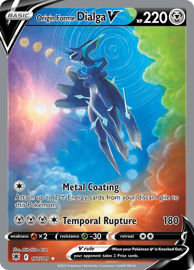 Carta Origin Forme Dialga V 177/189 do set Astral Radiance — Pokémon TCG | Bynx