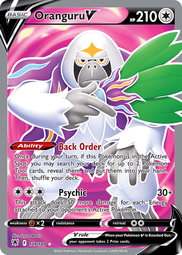 Carta Oranguru V 179/189 do set Astral Radiance — Pokémon TCG | Bynx