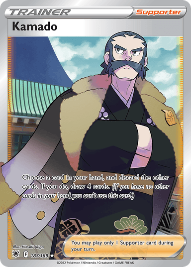 Carta Kamado 187/189 do set Astral Radiance — Pokémon TCG | Bynx
