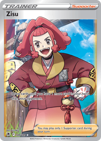 Carta Zisu 189/189 do set Astral Radiance — Pokémon TCG | Bynx