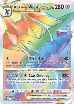 Origin Forme Dialga VSTAR 198 — Astral Radiance
