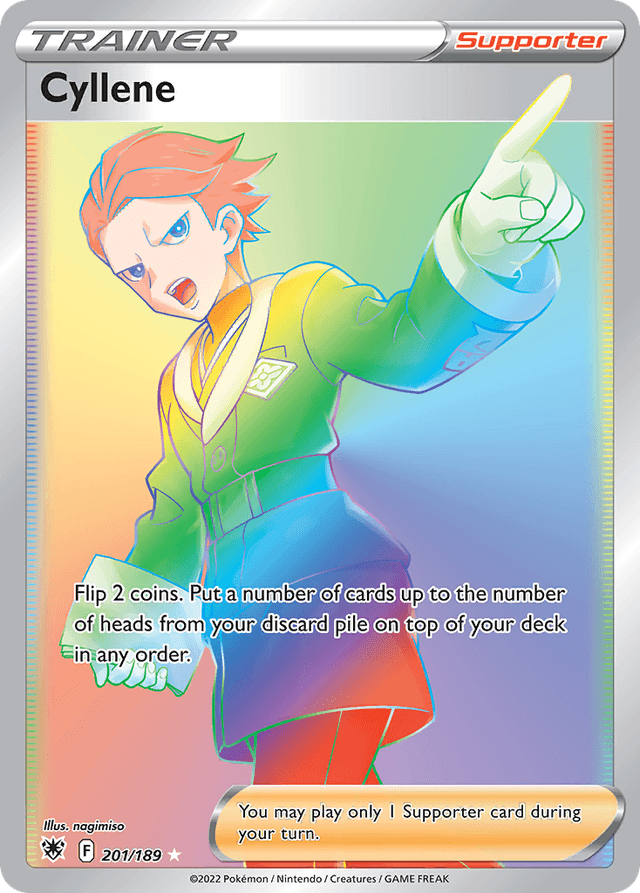 Carta Cyllene 201/189 do set Astral Radiance — Pokémon TCG | Bynx