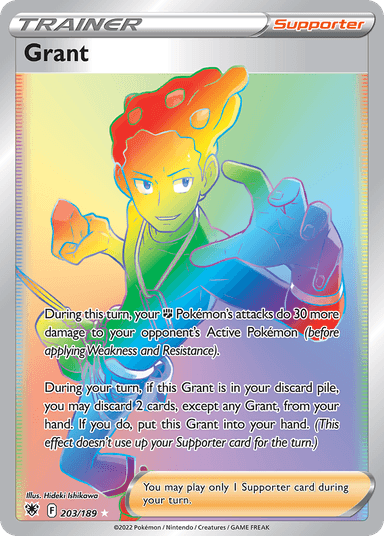 Carta Grant 203/189 do set Astral Radiance — Pokémon TCG | Bynx