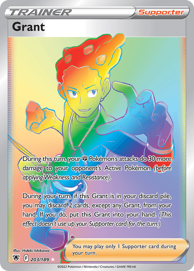 Carta Grant 203/189 do set Astral Radiance — Pokémon TCG | Bynx