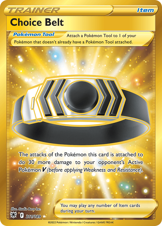 Carta Choice Belt 211/189 do set Astral Radiance — Pokémon TCG | Bynx