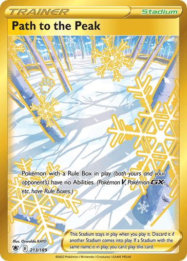 Carta Path to the Peak 213/189 do set Astral Radiance — Pokémon TCG | Bynx