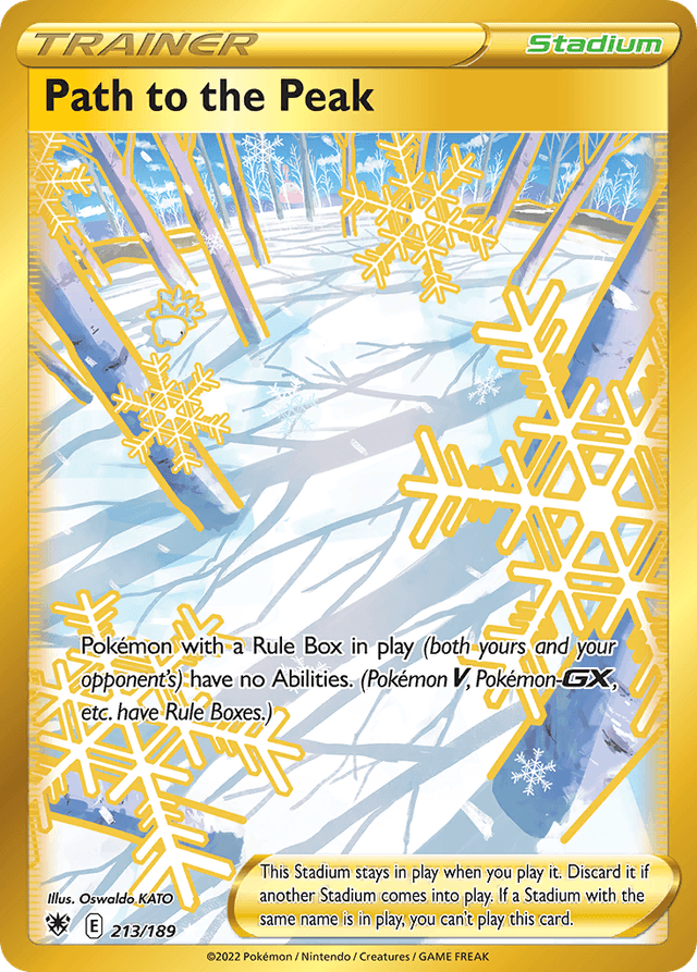 Carta Path to the Peak 213/189 do set Astral Radiance — Pokémon TCG | Bynx