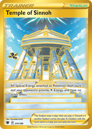 Carta Temple of Sinnoh 214/189 do set Astral Radiance — Pokémon TCG | Bynx