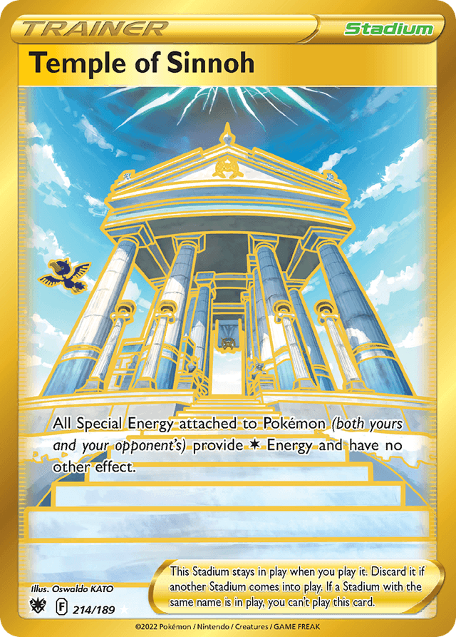 Carta Temple of Sinnoh 214/189 do set Astral Radiance — Pokémon TCG | Bynx