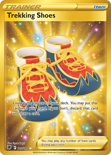 Carta Trekking Shoes 215/189 do set Astral Radiance — Pokémon TCG | Bynx