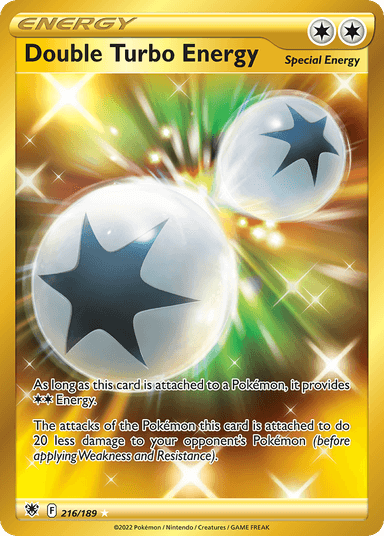Carta Double Turbo Energy 216/189 do set Astral Radiance — Pokémon TCG | Bynx